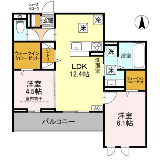 すずらんの間取り