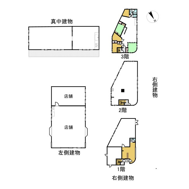 阪南市貝掛店舗付戸建　の間取り