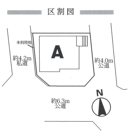 仲介手数料無料　上尾市原市第５期　新築戸建　全１棟の区画図