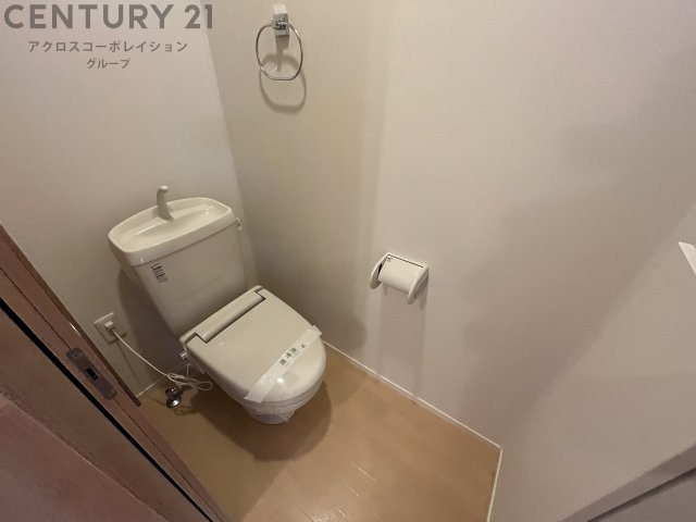 温水洗浄便座付きです！
