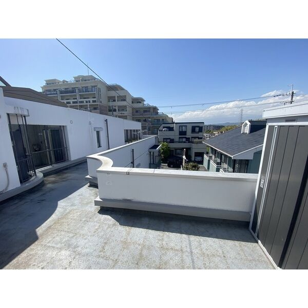 ガーデン千里山のバルコニー