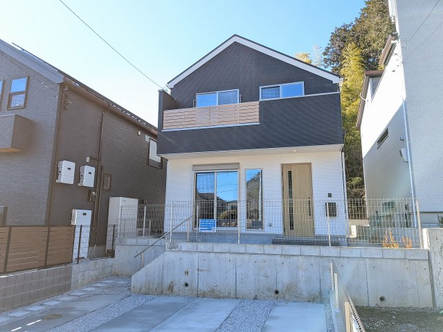 八王子市　長房町　新築一戸建て　４期の外観|～西八王子駅徒歩19分　開発現場につき整った区画　ZEH水準の省エネ住宅～