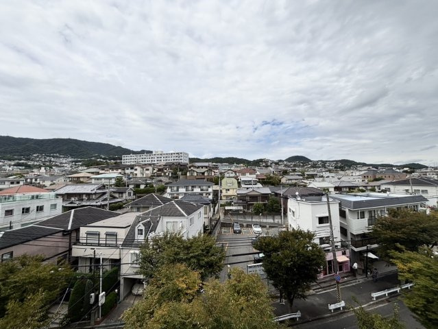 パレシェール苦楽園北夙川通りの展望|北向き