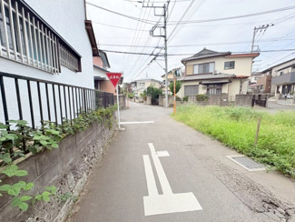 【前面道路含む現地写真】 | 狭山市入間川　建築条件なし売地　西武新宿線『入曽駅』徒歩25分　【御狩場小学区】