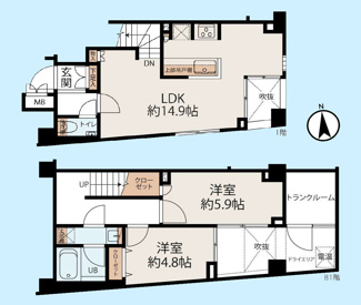 【間取り】 | オープンレジデンス赤坂テラス