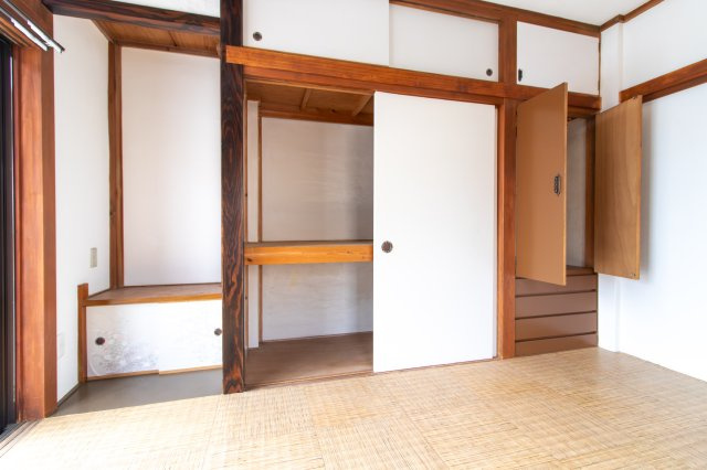 足利市通５丁目の店付住宅の収納