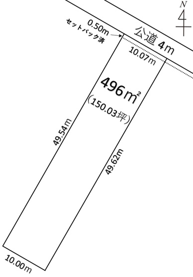 【土地図】 | 熊谷市新堀新田　3150万　土地
