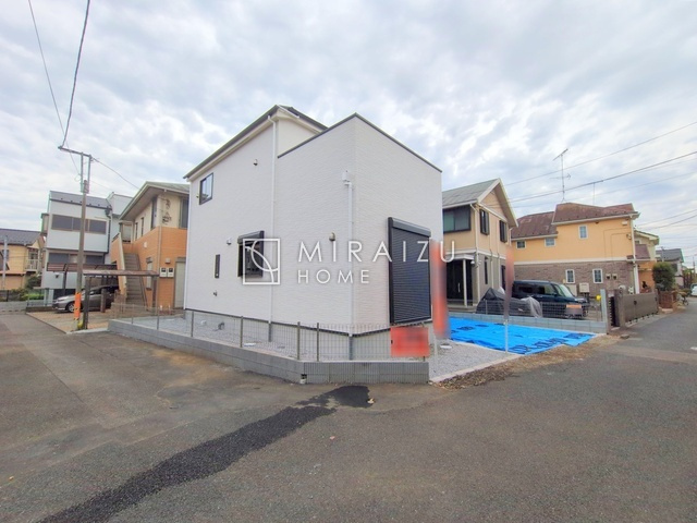 【外観】 | 陽の光をたっぷりと浴びながら気持ち良く生活が出来ます。夢のマイホーム、夢ではなく実現出来ます！見学・ご相談等、お気軽にご連絡下さい。