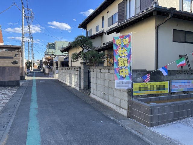 【前面道路含む現地写真】 | 熊谷市河原町第5   LiveleGarden.s　新築戸建　全1棟　1号棟
