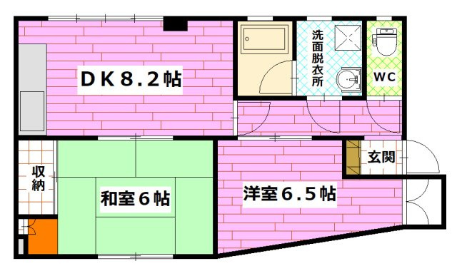 福元屋ビルの間取り