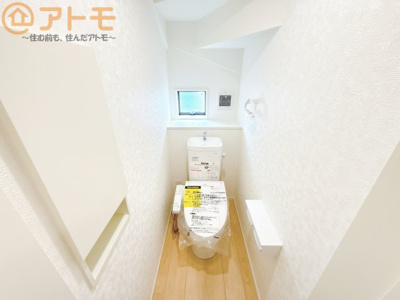 【トイレ】 | 葵区住吉町第1　新築戸建　全1棟 | 毎日使うトイレだからこそ機能性を重視したいですよね！温水洗浄便座で快適な時間をお過ごしください♪