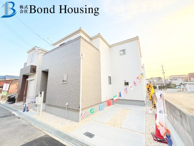 JR朝霧徒歩１３分　長期優良住宅　明石市朝霧町１丁目　新築戸建の外観