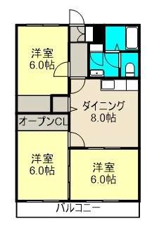 ビクトリーマンションの間取り