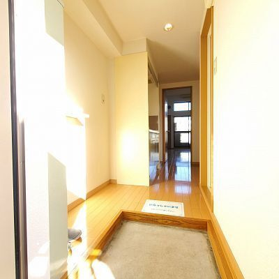 熊本市中央区九品寺６丁目のアパートの玄関