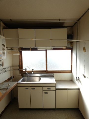 白百合マンション１号棟のキッチン