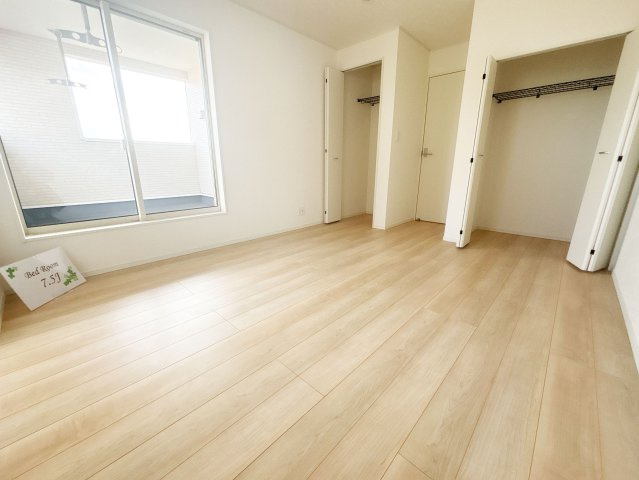 【洋室】 | 富士見市諏訪2丁目　新築一戸建住宅　全4棟　(ふじみ野店) | 全居室クローゼット付で室内スッキリ！