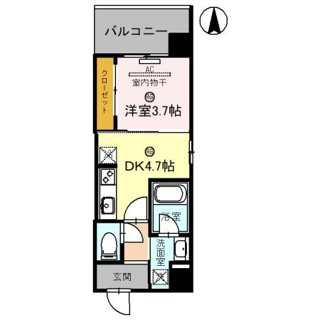 EL-Sia Shin-Osakaの間取り