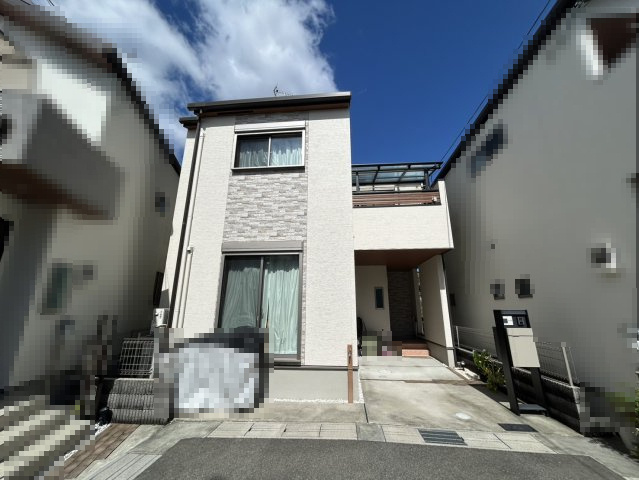 【成約済】長岡京市奥海印寺大見坊の外観|2019年12月築の木造2階建て！
築浅で状態良好です◎