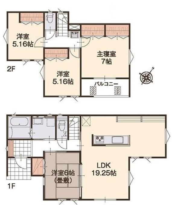 いろどりアイタウン　日光市瀬尾22-P3　4号棟の間取り