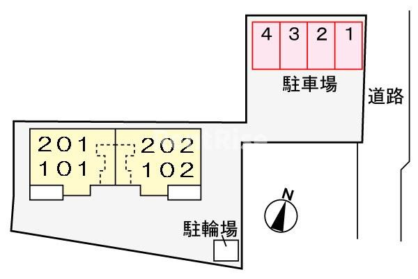 カトレアⅢの駐車場|駐車場