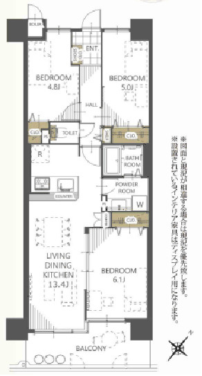 サンヴェール尼崎パルシティの間取り