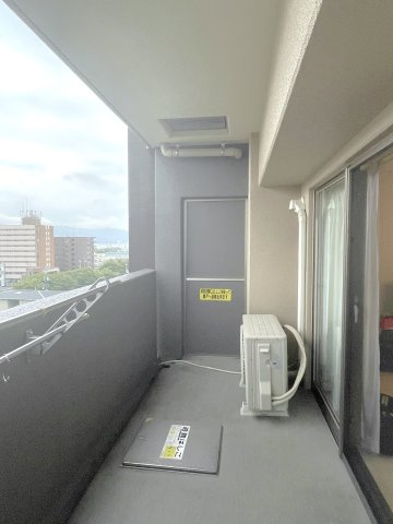 アルファライフ徳山駅東のバルコニー