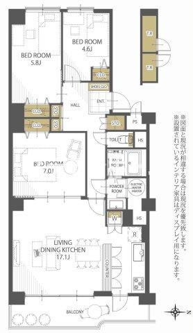 ネオコーポ茨木の間取り