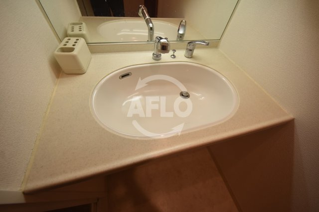 ロイヤルタワー大阪谷町の洗面所|ロイヤルタワー大阪谷町　独立洗面台