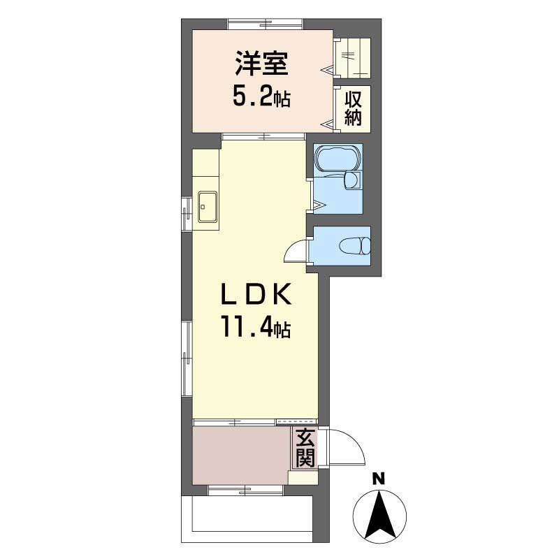 シャーメゾン上町の間取り