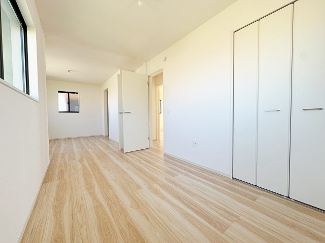 新築戸建・新築建売　郡山市菜根　桜小・第三中の洋室|将来6.2帖と5帖に間取を変更のできるタイプの洋室になっています！