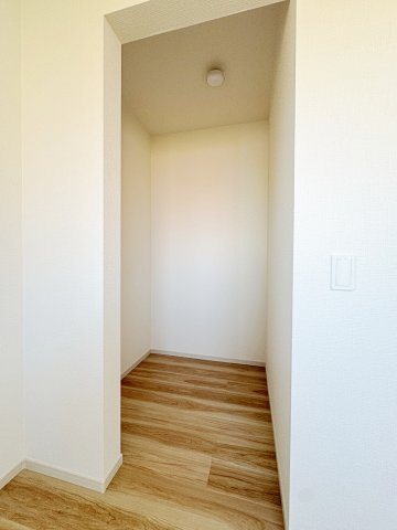 新築戸建・新築建売　郡山市菜根　桜小・第三中の収納|扉がないので収納もしやすく掃除もしやすいです！