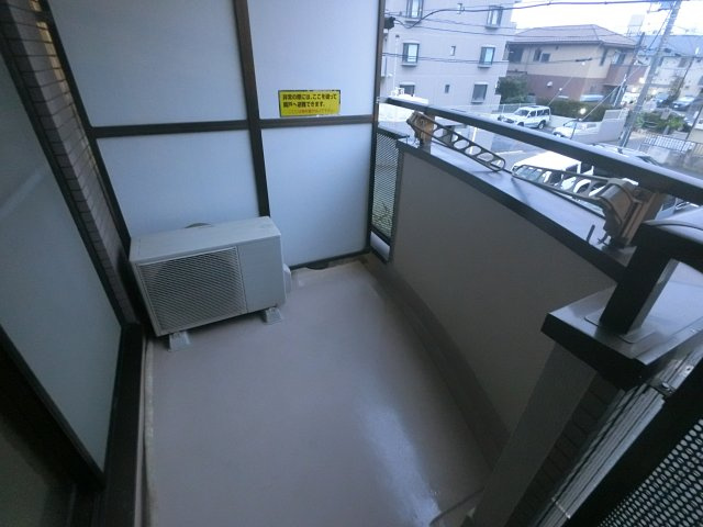 エムズフラットのバルコニー