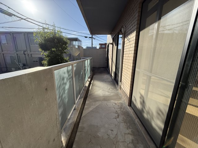 ヴェリテ上野東のバルコニー