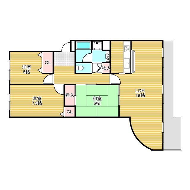 ヴェリテ　上野東の間取り