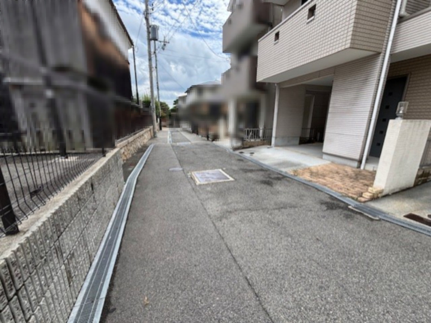 須磨区須磨浦通６丁目戸建の前面道路含む現地写真