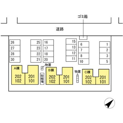 【区画図】 | クレストコートＣ棟