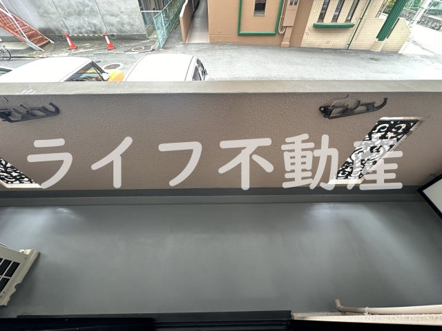 ピスケス花園のバルコニー