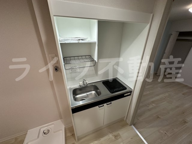 サザンクロスのキッチン|コンパクトなキッチンで掃除もラクラク