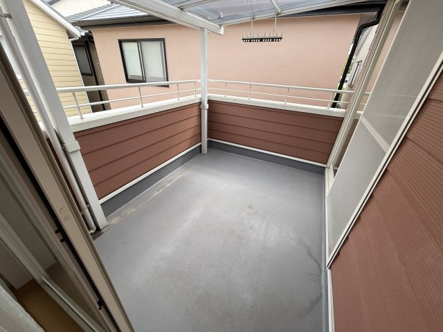 船場西貸家のバルコニー