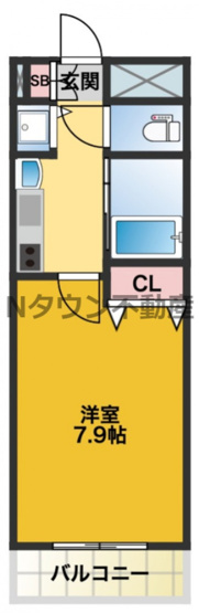 【間取り】 | プレサンス栄メディパーク | 間取りです。