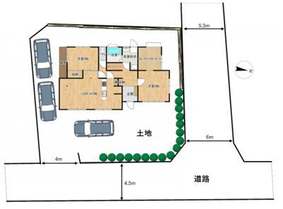 【区画図】 | 光市中央6丁目戸建