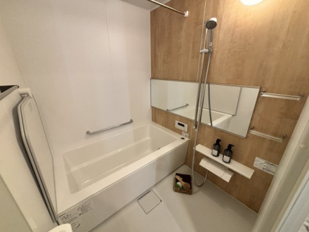 ハイラーク千葉の浴室|落ち着いた空間のお風呂です