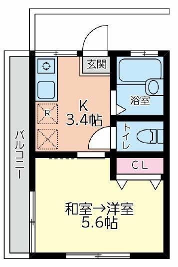 使いやすく機能的なワンルーム！