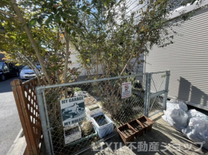 アウトドア×お家の庭|お庭が付いています