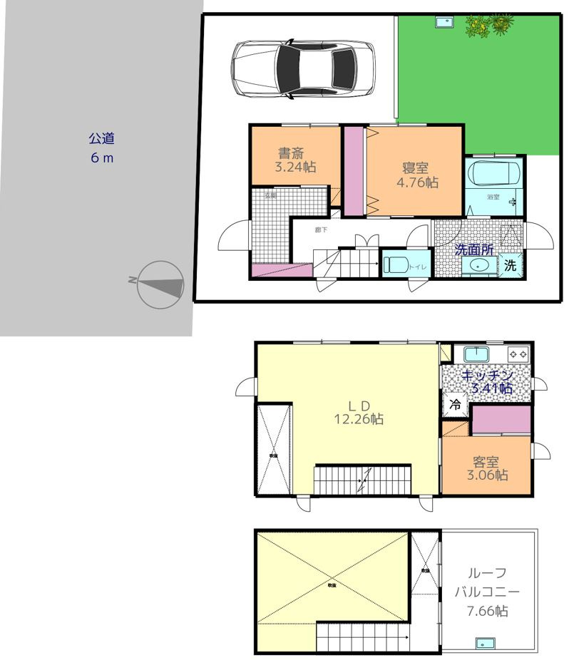 アウトドア×お家の間取り