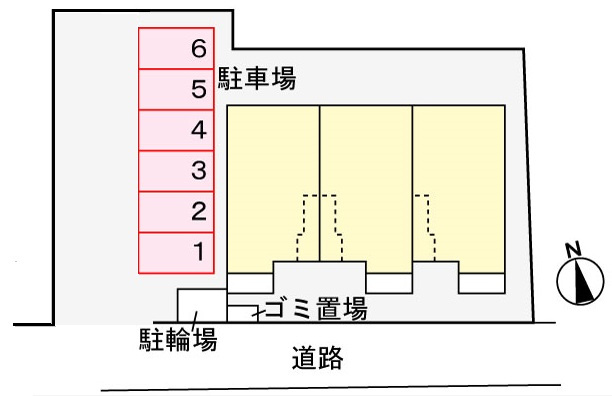 パルタージュの駐車場|駐車場