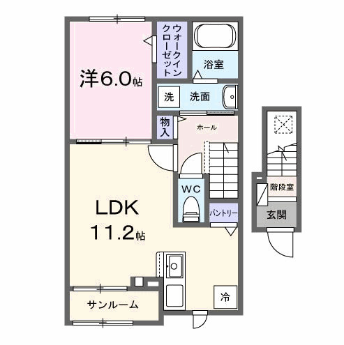 ｂｒｉｓａ　ｄｅｓｐａｃｉｏⅢの間取り|間取図