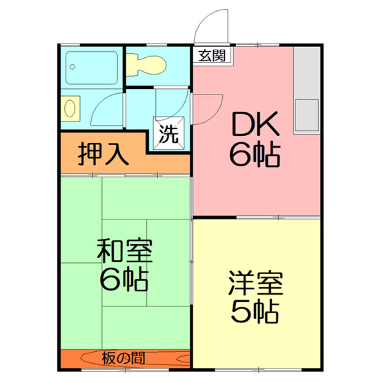 【間取り】 | ひばり野ハイツ
