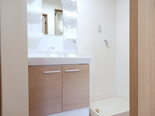 ハートフルスクエアの洗面所|スペースが確保できる洗面所です