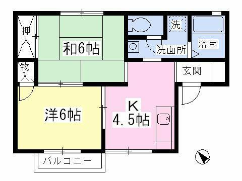 伊勢原市東成瀬のアパートの画像